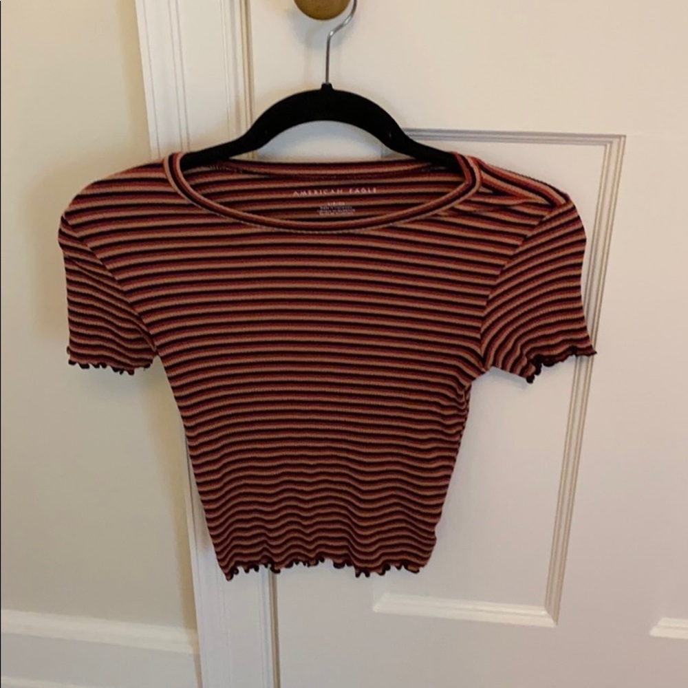 american eagle fitted t shirt size small